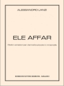 Alessandro Lanzi, Ele Affar (1969)  Partitur