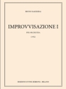 Improvvisazione I per orchestra di  camera partitura
