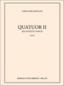 Quatuor II Streichquartett Partitur