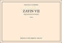 Zayin VII Streichquartett Partitur