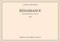 Renaissance per pianoforte e violino Partitur