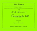 Zavateri, Lorenzo Gaetano Concerto VIII. Trascrizione per Organo o Clavicembalo