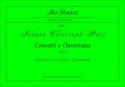 Petz, Johann Christoph Concerti e Ouvertures, vol. 2. Trascrizione per Organo o Clavicembalo