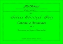 Petz, Johann Christoph Concerti e Ouvertures, vol. 3. Trascrizione per Organo o Clavicembalo