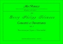 Telemann, Georg Philipp Concerti e Ouvertures, vol. 3. Trascrizione per Organo o Clavicembalo