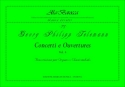 Telemann, Georg Philipp Concerti e Ouvertures, vol. 4. Trascrizione per Organo o Clavicembalo