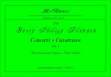 Telemann, Georg Philipp Concerti e Ouvertures, vol. 5. Trascrizione per Organo o Clavicembalo