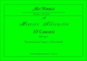 Albicastro, Henrico 10 Concerti dall' op. 4. Trascrizione per Organo o Clavicembalo