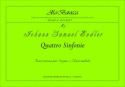 Endler, Johann Samuel 4 Sinfonie. Trascrizione per Organo o Clavicembalo