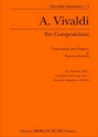 Vivaldi, Antonio Tre composizioni. Trascrizione per Organo