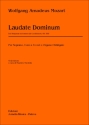 Mozart, Wolfgang Amadeus Laudate Dominum da 'Vesperae solemnes de Confessore' KV 339. Riduzione