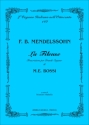 Mendelssohn Bartholdy, Felix La Fileuse. Trascrizione per grand'organo di Marco Enrico Bossi