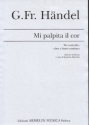 Mi palpita il cor per contralto, oboe e basso continuo partitura e parti