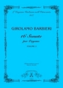 Barbieri, Girolamo 16 Sonate per Organo, vol. 2