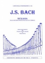 Bach, Johann Sebastian Siciliana dalla Sonata n. 2 per Flauto e Cembalo. Libero adattamento p