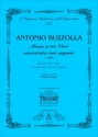 Messa a tre voci concertata con organo a 3 solisti, coro maschile e organo partitura