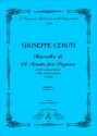 Ceruti, Giuseppe Raccolta di 12 sonate per organo facili e progressive in stile moderno