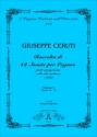 Ceruti, Giuseppe Raccolta di 12 sonate per organo facili e progressive in stile moderno