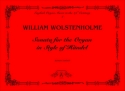 Wolstenholme, William Sonata for the Organ in the Style of Handel