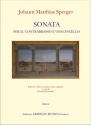 Sonata per il contrabbasso et violoncello partitura e parte