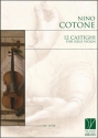 Nino Cotone, 12 Castighi, for Solo Violin Violin Book