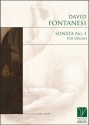 David Fontanesi, Sonata No. 1, for Organ Organ Book