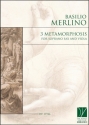 Basilio Merlino, 3 Metamorphosis, for Soprano Sax and Viola Soprano Saxophone and Viola Book & Part[s]