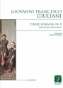 Giovanni Francesco Giuliani, Three Sonatas for Violin and Piano Violine und Klavier Buch