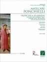 Amilcare Ponchielli, Francesca da Rimini, Cantata Orchestra Score