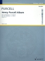 Purcell-Album for 2-3 recorders and piano recorder score