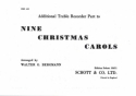 9 Christmas Carols fr Alt-Blockflte