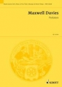 Maxwell Davies, Sir Peter Prolation fr Orchester Studienpartitur