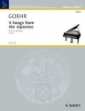 Four Songs from the Japanese op. 9 fr Mezzo-Sopran und Klavier oder Orchester Klavierauszug