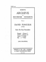 Funccius, David Suite fr 4 Blockflten (SSAT) Spielpartitur