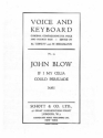 Blow, John O wrde Celia mich versteh'n (Duett) fr 2 Soprane und Klavier