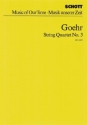 String Quartet No. 3 op. 37 fr Streichquartett Studienpartitur