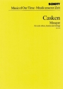 Masque fr Oboe und Kammerorchester Studienpartitur