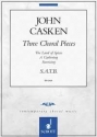 Three Choral Pieces fr gemischten Chor (SATB) Chorpartitur