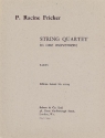 String Quartet in One Movement op. 8 fr Streichquartett Stimmensatz