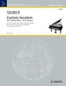 Cantata Secularis fr gemischten Chor und Orchester Klavierauszug