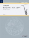 Composition of A's and G's fr Sopran-Saxophon
