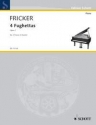 Four Fughettas op. 2 fr 2 Klaviere 4-hndig