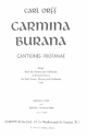 Carmina Burana  Textbuch / Libretto