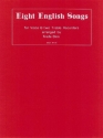 8 English Songs fr mittlere Singstimme und 2 Alt-Blockflten Sing- und Spielpartitur