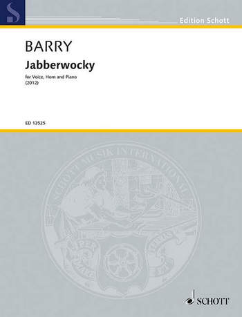 Jabberwocky for soprano (tenor), horn in F and piano score and parts (en/frz/dt)