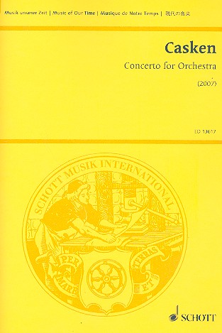 Concerto for orchestra study score