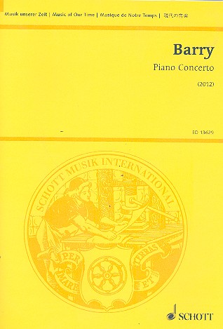 Piano Concerto for piano and orchestra study score