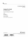 ED13715-10  Sir Michael Tippett, Songs for Ariel (1962) for voice and ensemble Stimmen-Set