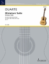 Duarte, John William, Miniature Suite op. 6 Gitarre