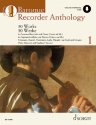 Baroque Recorder Anthology vol.1 (+Online Audio) for soprano recorder and piano (guitar ad lib)